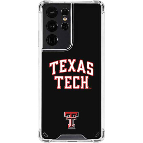 Texas Tech University Bold Galaxy S21 Ultra 5G Clear Case