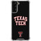 Texas Tech University Bold Galaxy S22 Plus Clear Case