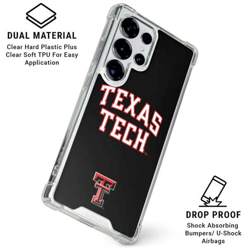 Texas Tech University Bold Galaxy S26 Ultra Clear Case