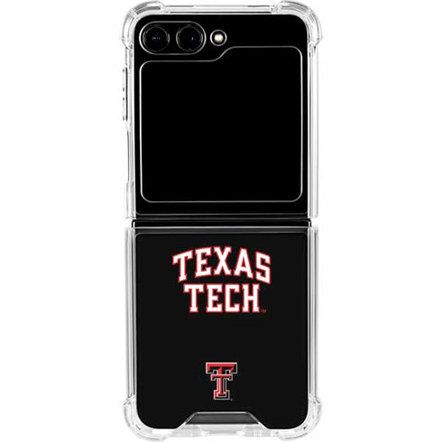 Texas Tech University Bold Galaxy Z Flip6 Clear Case
