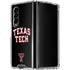 Texas Tech University Bold Galaxy Z Fold4 5G Clear Case