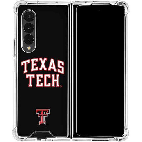 Texas Tech University Bold Galaxy Z Fold4 5G Clear Case