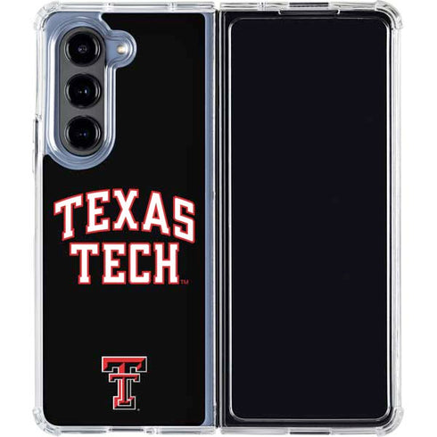 Texas Tech University Bold Galaxy Z Fold5 5G Clear Case