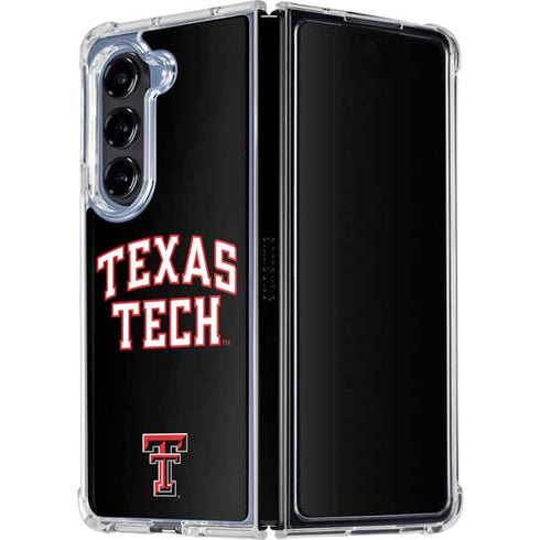 Texas Tech University Bold Galaxy Z Fold5 5G Clear Case