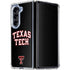 Texas Tech University Bold Galaxy Z Fold5 5G Clear Case
