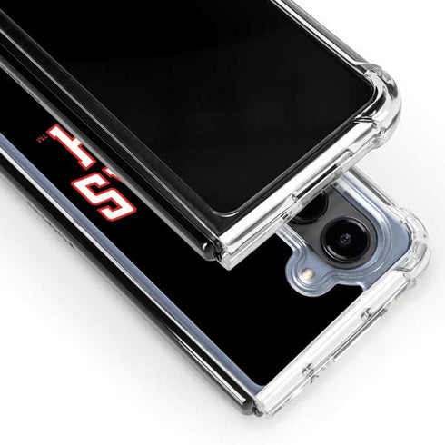 Texas Tech University Bold Galaxy Z Fold5 5G Clear Case