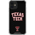 Texas Tech University Bold iPhone 12 Clear Case