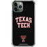 Texas Tech University Bold iPhone 12 Pro Clear Case