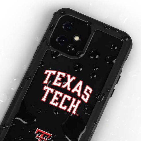 Texas Tech University Bold iPhone 12 Waterproof Case