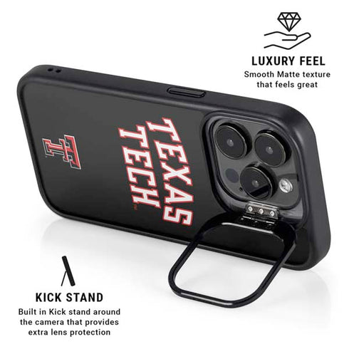Texas Tech University Bold iPhone 13 Pro Max Kickstand Case