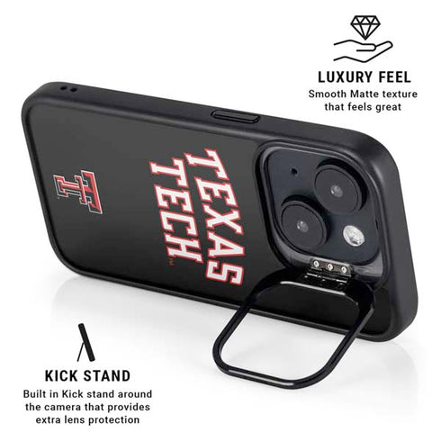 Texas Tech University Bold iPhone 14 Plus Kickstand Case