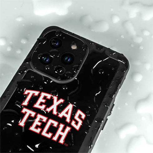 Texas Tech University Bold iPhone 14 Pro Max Waterproof Case