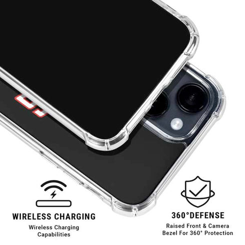 Texas Tech University Bold iPhone 15 Clear Case