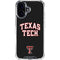 Texas Tech University Bold iPhone 16 Clear Case