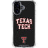 Texas Tech University Bold iPhone 16 Clear Case