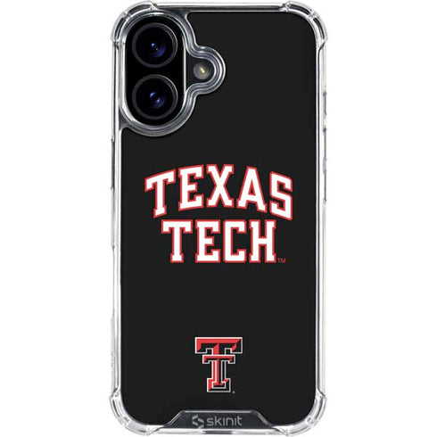 Texas Tech University Bold iPhone 16 Plus Clear Case