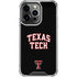 Texas Tech University Bold iPhone 16 Pro Clear Case