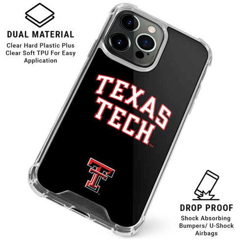 Texas Tech University Bold iPhone 16 Pro Clear Case