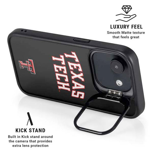 Texas Tech University Bold iPhone 16e Kickstand Case