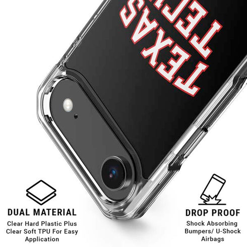 Texas Tech University Bold iPhone 17 Air Clear Case
