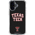 Texas Tech University Bold iPhone 17 Clear Case