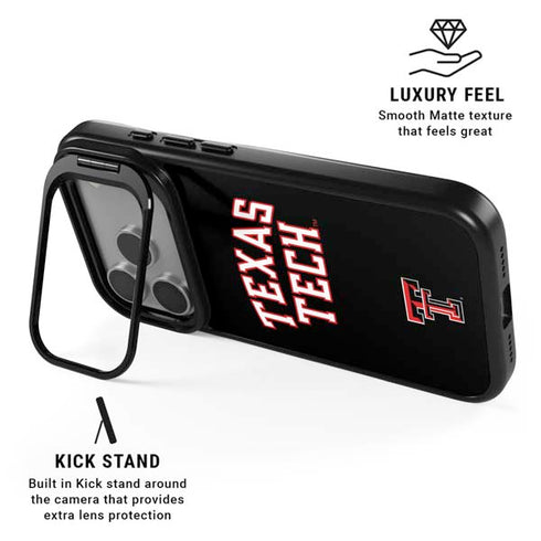 Texas Tech University Bold iPhone 17 Pro Max Kickstand Case