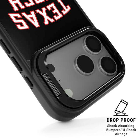 Texas Tech University Bold iPhone 17 Pro Max Kickstand Case
