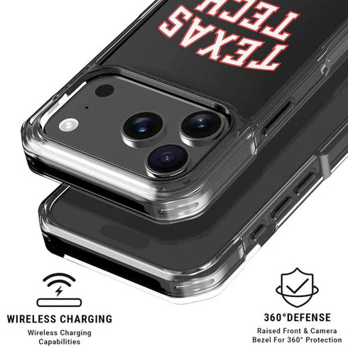 Texas Tech University Bold iPhone 18 Pro Clear Case