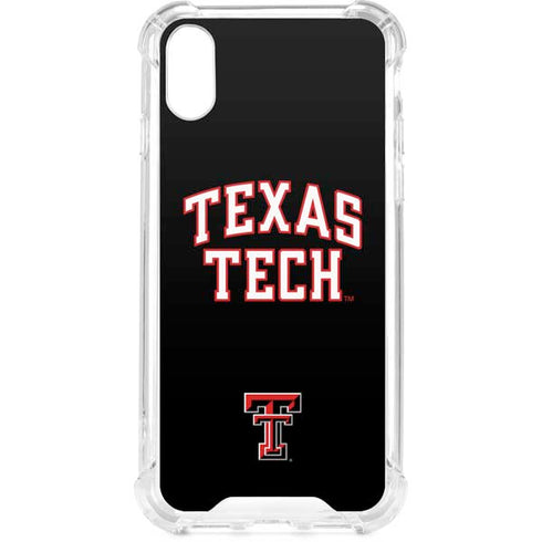 Texas Tech University Bold iPhone XS Clear Case