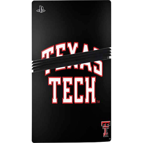 Texas Tech University Bold PS5 Pro Disk Bundle Skin