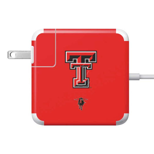 Texas Tech University Red Raiders 85W Power Adapter (15 and 17 inch MacBook Pro Charger) Skin