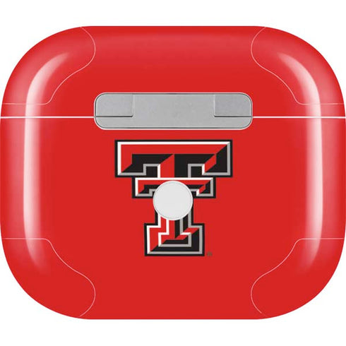 Texas Tech University Red Raiders Apple AirPods (3rd Gen 2021) Skin