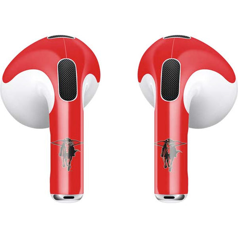 Texas Tech University Red Raiders Apple AirPods (3rd Gen 2021) Skin