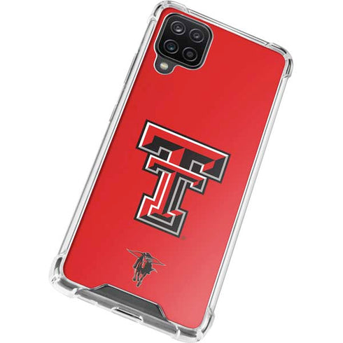 Texas Tech University Red Raiders Galaxy A12 Clear Case