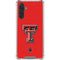 Texas Tech University Red Raiders Galaxy A17 Clear Case
