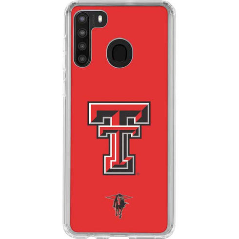 Texas Tech University Red Raiders Galaxy A21 Clear Case