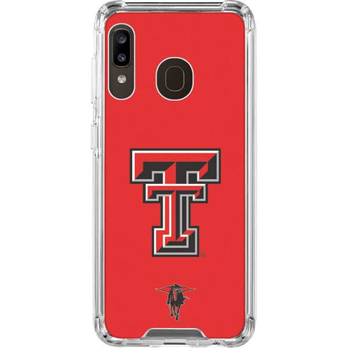 Texas Tech University Red Raiders Galaxy A30 Clear Case