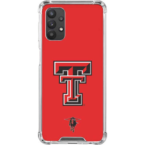 Texas Tech University Red Raiders Galaxy A32 5G Clear Case