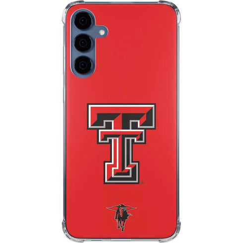 Texas Tech University Red Raiders Galaxy A35 5G Clear Case