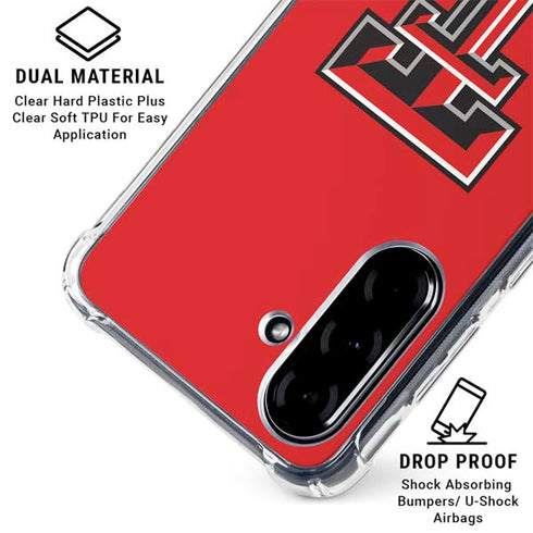 Texas Tech University Red Raiders Galaxy A36 5G Clear Case