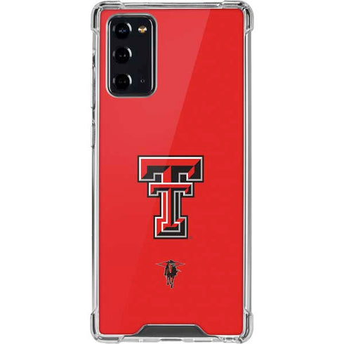 Texas Tech University Red Raiders Galaxy Note20 5G Clear Case