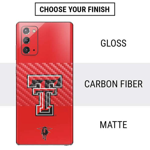 Texas Tech University Red Raiders Galaxy Note20 5G Skin