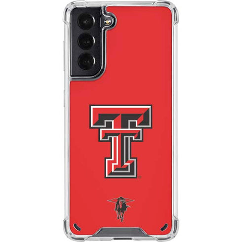 Texas Tech University Red Raiders Galaxy S21 5G Clear Case