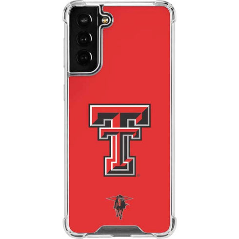 Texas Tech University Red Raiders Galaxy S21 FE Clear Case