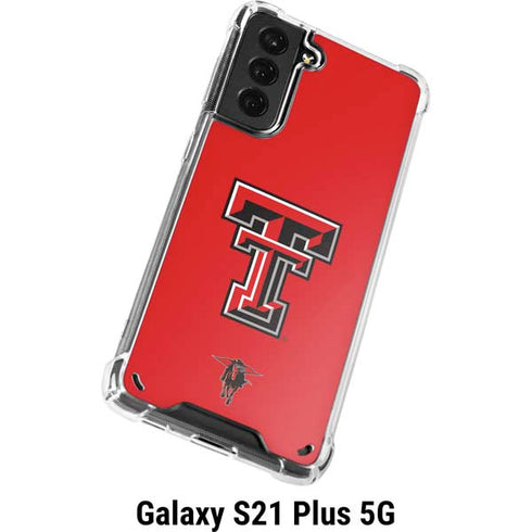 Texas Tech University Red Raiders Galaxy S21 Plus 5G Clear Case