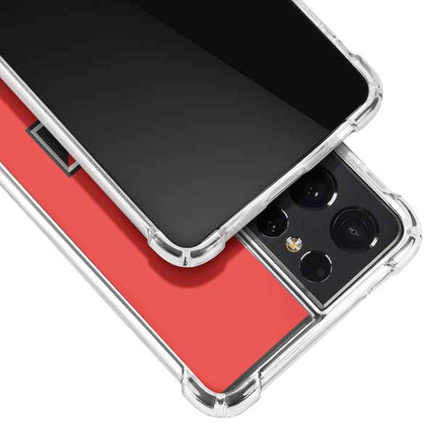 Texas Tech University Red Raiders Galaxy S21 Ultra 5G Clear Case