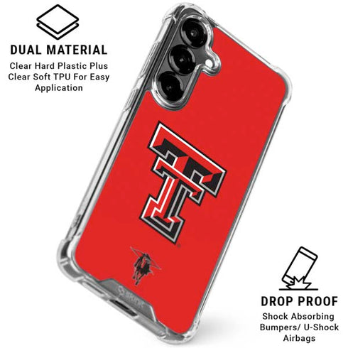 Texas Tech University Red Raiders Galaxy S26 Clear Case