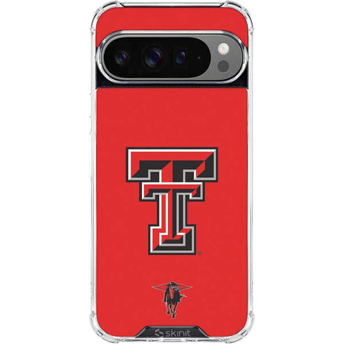 Texas Tech University Red Raiders Google Pixel 10 Pro XL Clear Case