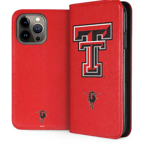 Texas Tech University Red Raiders iPhone 15 Pro Max Folio Case