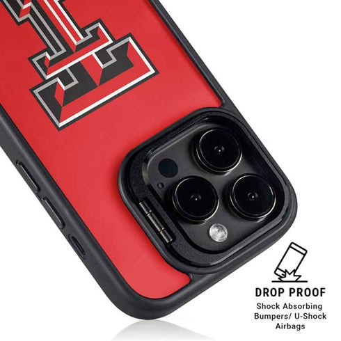 Texas Tech University Red Raiders iPhone 15 Pro Max Kickstand Case